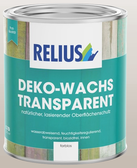 Relius Deko-Wachs transparent