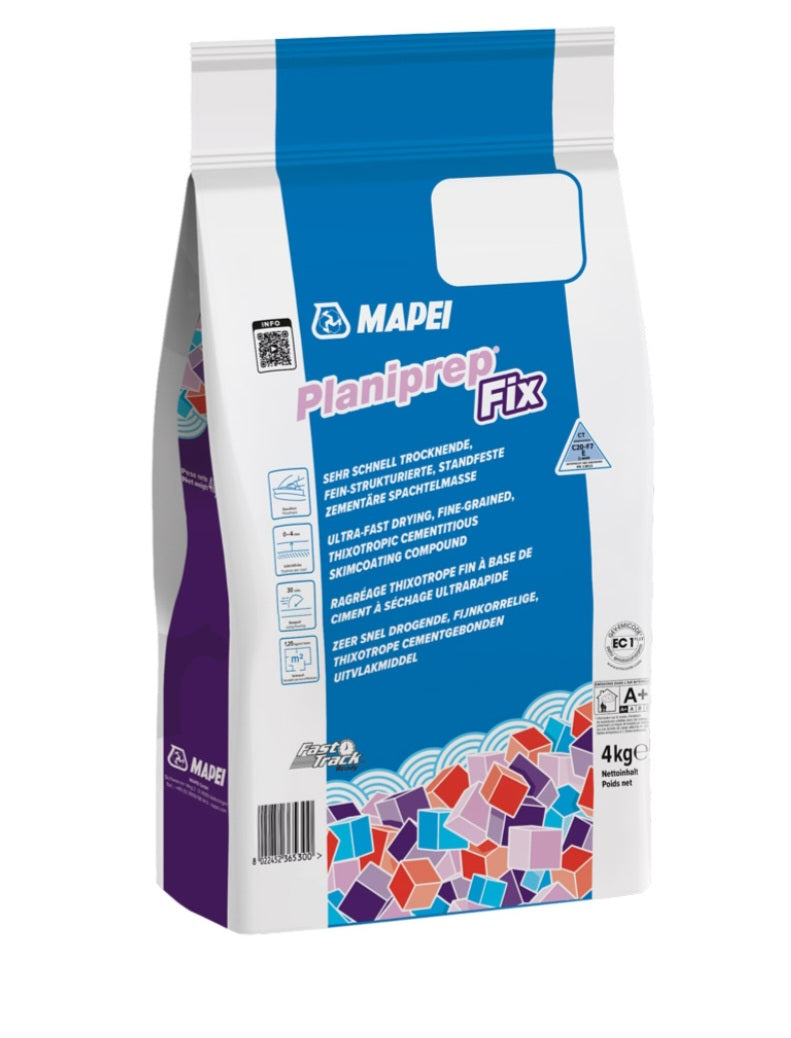 Mapei Planiprep Fix, standfeste Spachtelmasse zementär